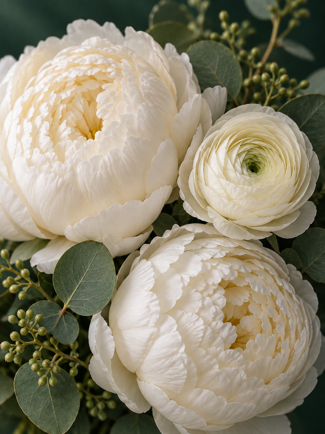 White Velvet · petal detail — True Cost studio collection